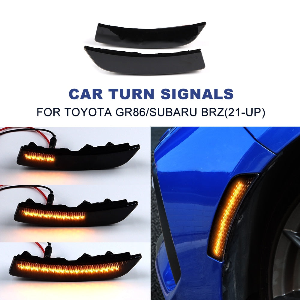 2022+ GR86/BRZ Clear Front Turn Signal Lamps