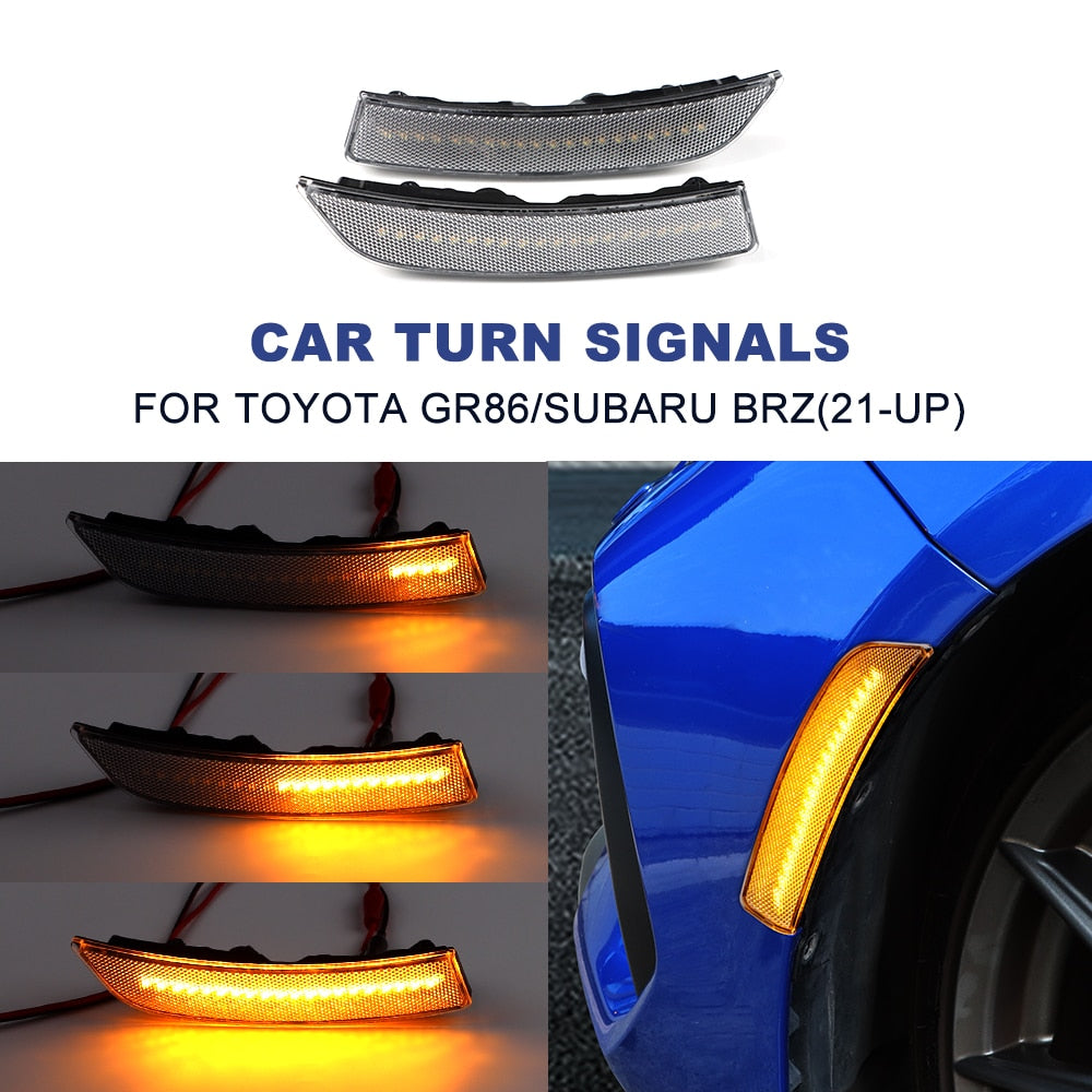 2022+ GR86/BRZ Clear Front Turn Signal Lamps