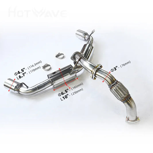 SW20 1990-1999 MR2 Turbo 3" Catback Exhaust