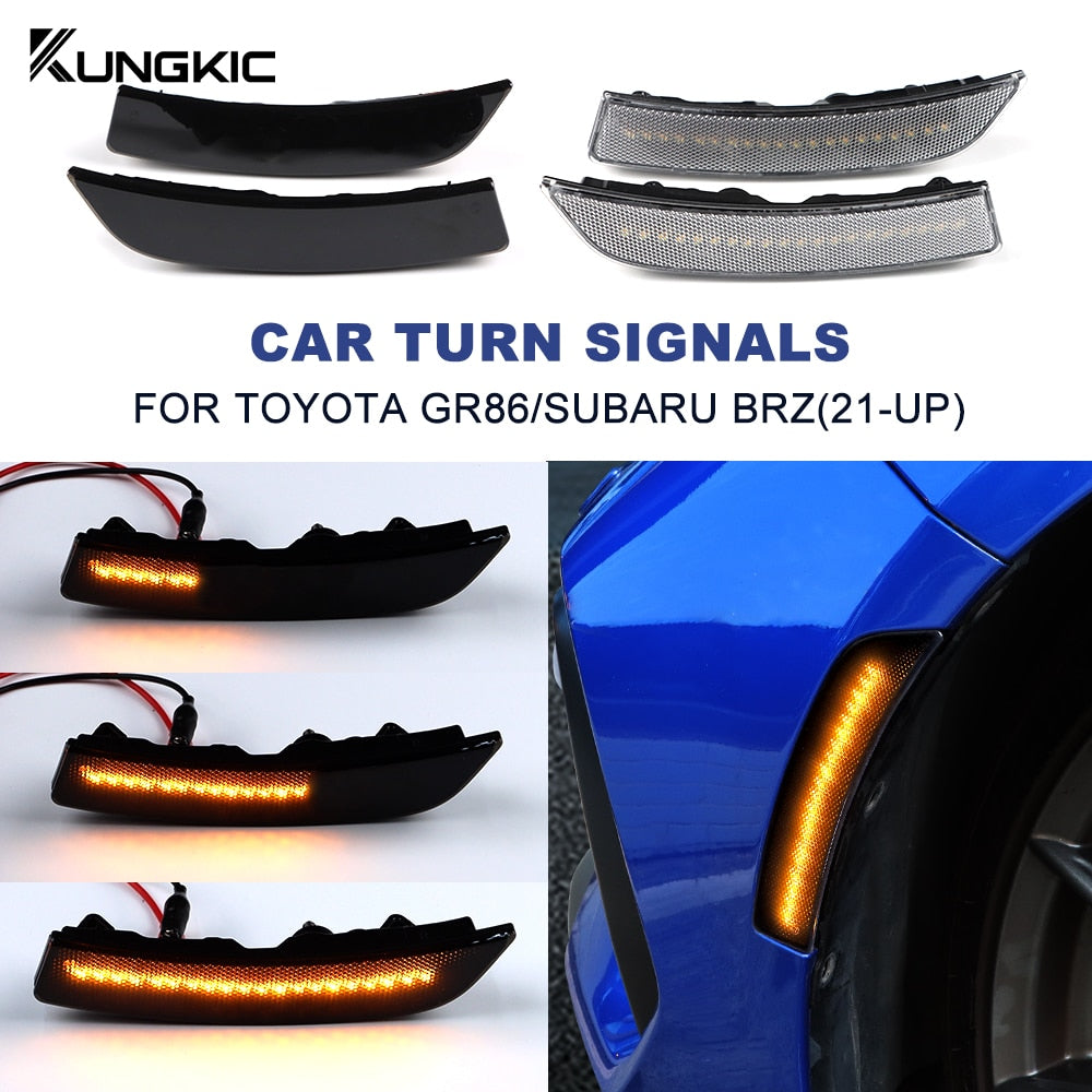 2022+ GR86/BRZ Clear Front Turn Signal Lamps